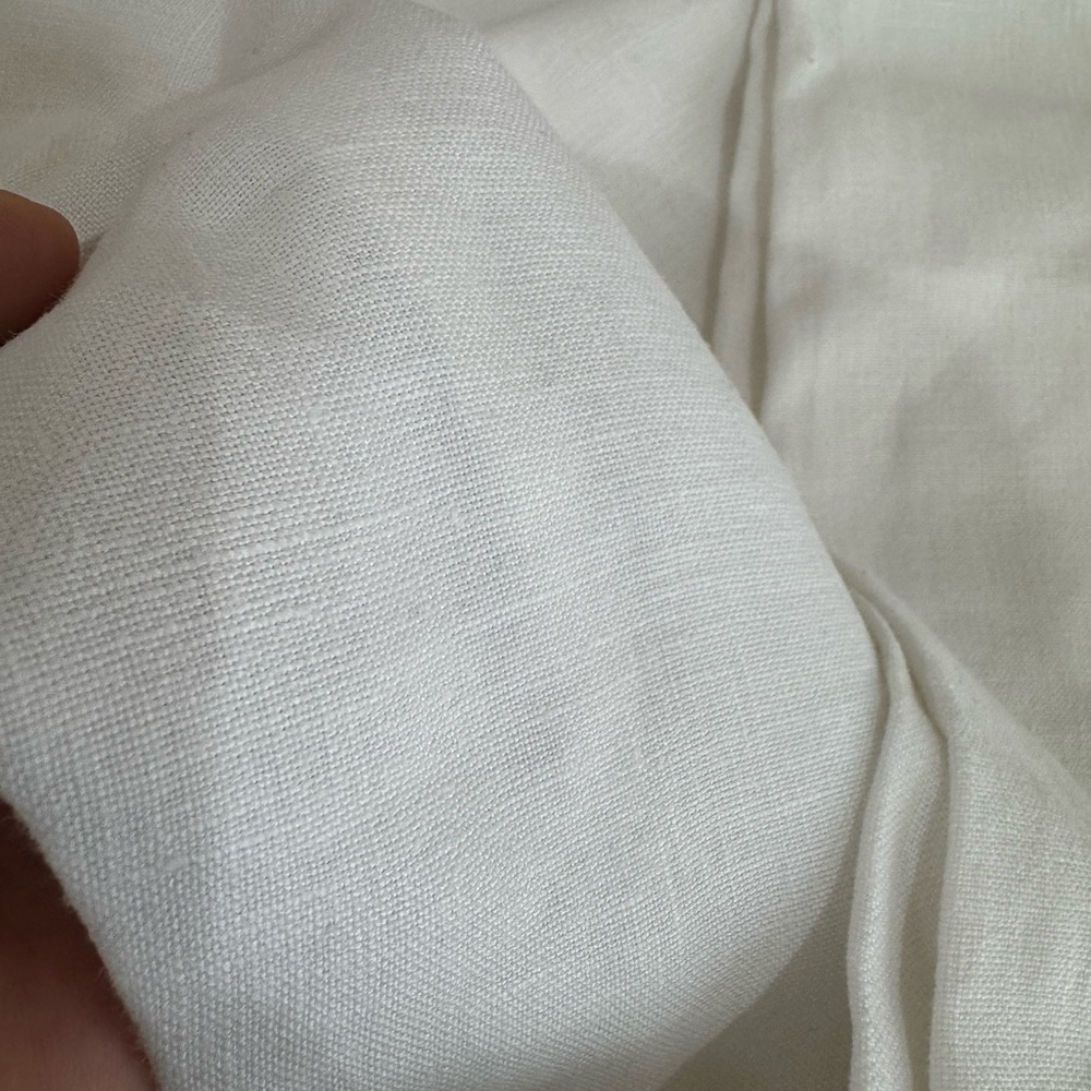 J. Jill Love Linen Pants – White - Picture 7 of 7